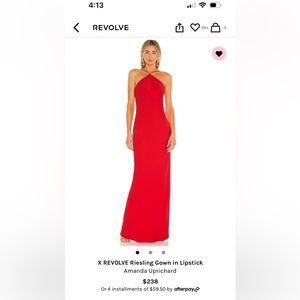 Amanda uprichard red dress